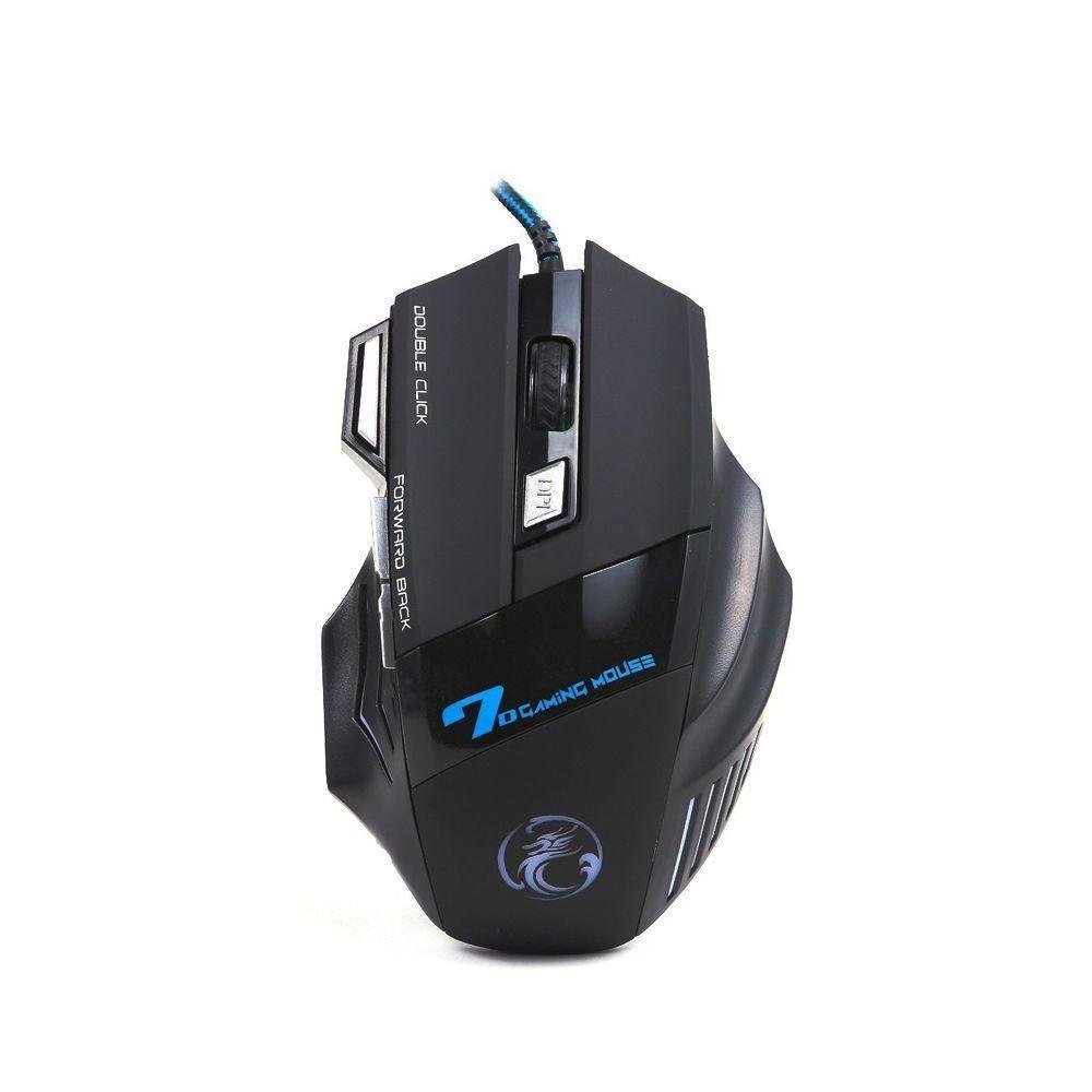 Imagem 5 de 5 do produto Kit Gamer FY, com Mouse 3200DPI + Teclado Semi Mecânico Single Hand, LED RGB, ABNT2, Anti-Ghosting