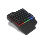 Teclado Gamer FY, Single Handed, USB, RGB, PC Notebook