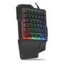 Teclado Gamer FY, Single Handed, USB, RGB, PC Notebook