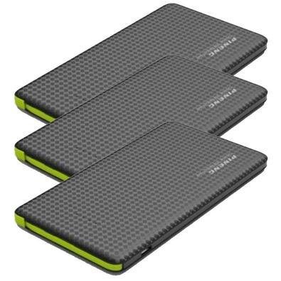 Kit Com 3 - Carregador Portátil Slim 10000mah Pineng Pn-951 Com 2 Usb - Preta