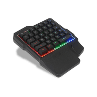 Teclado Single Hand Uma Mão USB, RGB Multimídia, PC Notebook é boa?