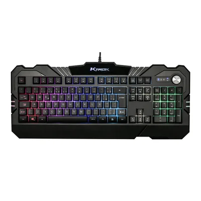 Teclado Gamer Semi Mecânico 19 Teclas (Antighosting) Simultâneas Com Led e Multimidia - Ktrok Thoth