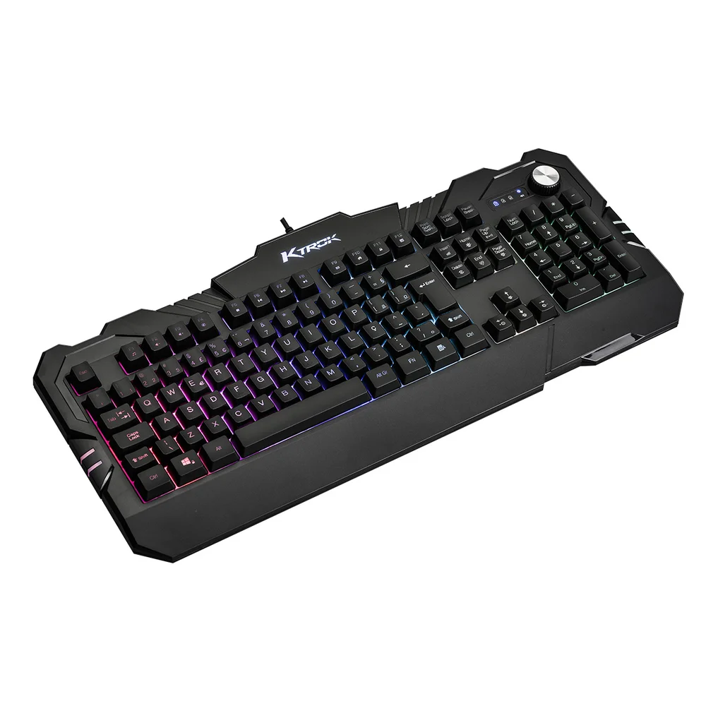 Imagem 3 de 5 do produto Teclado Gamer Semi Mecânico 19 Teclas (Antighosting) Simultâneas Com Led e Multimidia - Ktrok Thoth
