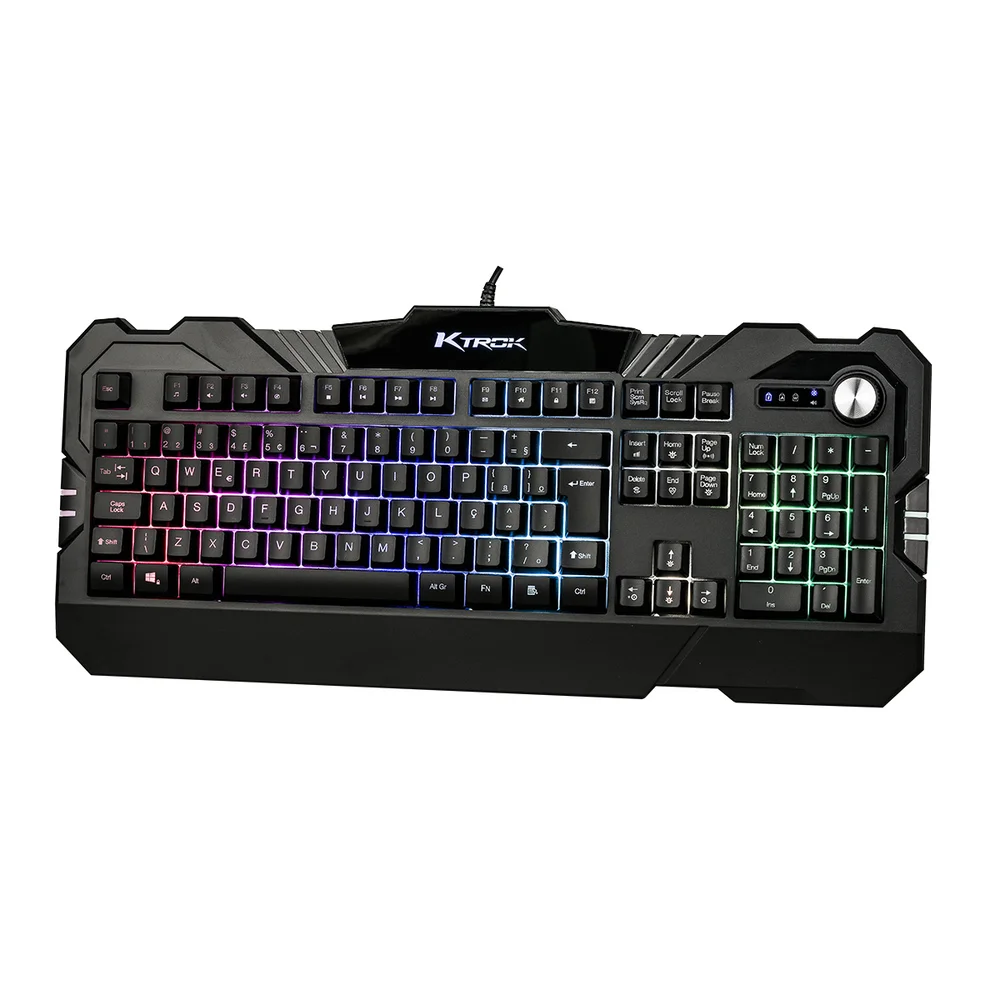 Imagem 5 de 5 do produto Teclado Gamer Semi Mecânico 19 Teclas (Antighosting) Simultâneas Com Led e Multimidia - Ktrok Thoth
