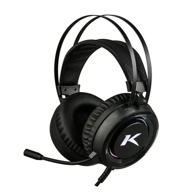 Fone Headset Gamer Ktrok Stout, P2, LED, Ultra Confortável