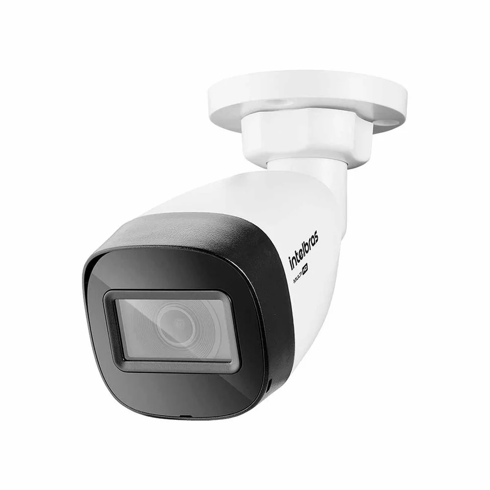 Imagem 4 de 5 do produto Kit 4 Câmeras Intelbras Vhd 1130 B Hd 720p Bullet Lente 2.8mm Visão Noturna 30m Resistente À Chuva Ip67 + Dvr Intelbras Mhdx 1204 4 Canais + Hd 2TB