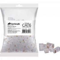 Conector Rj45 Cat6 Fortrek Pacote Com 100un