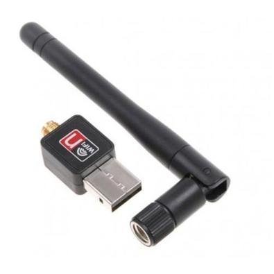 Adaptador Wireless Wifi Usb Com Antena 900 Mbps