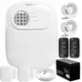 Kit Central De Alarme Anm 24 Net Intelbras + 2 Sensores Xas 4010 Smart + Bateria + Sirene + Cabo