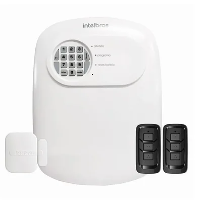 Kit Central De Alarme Anm 24 Net Intelbras Sensor Magnético De Abertura Porta Janela Xas 4010 Smart