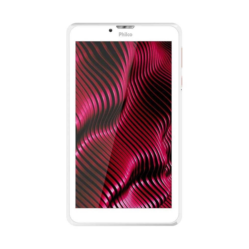 Imagem 1 de 3 do produto Tablet Philco 7" Quad-Core, 3G, 16GB, 1GB RAM, Rosé Gold - PTB7SRG