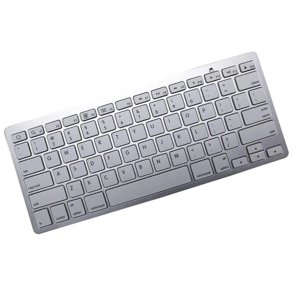 Imagem 2 de 5 do produto Mini Teclado Bluetooth Para Tablet E Smartphone - Prata