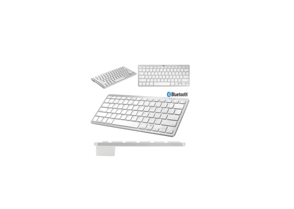 Imagem 3 de 5 do produto Mini Teclado Bluetooth Para Tablet E Smartphone - Prata