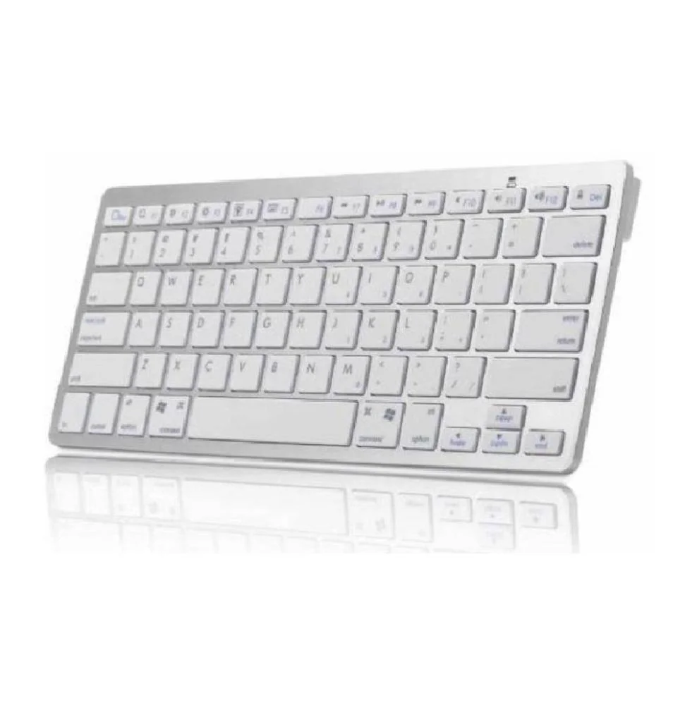 Imagem 5 de 5 do produto Mini Teclado Bluetooth Para Tablet E Smartphone - Prata