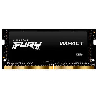 Memória Kingston Fury Impact SODIMM, 16GB, 2666MHz, DDR4, CL15, Para Notebook - KF426S15IB1/16