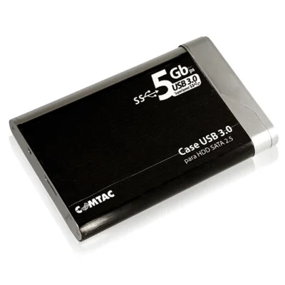 Case Para HD 2.5, USB 3.0, Comtac 9389, Preto E Prata