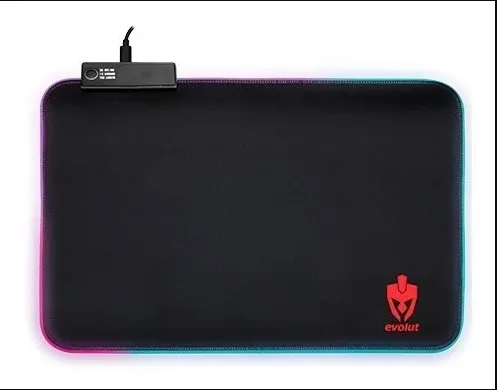 Imagem 2 de 5 do produto Mousepad Gamer, RGB, Evolut, EG-410, Anti-derrapante, Speed