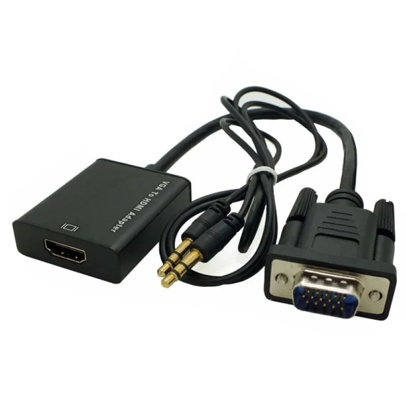 Imagem 3 de 4 do produto Cabo Fy VGA Macho Para HDMI Femea Com Audio Ar-06