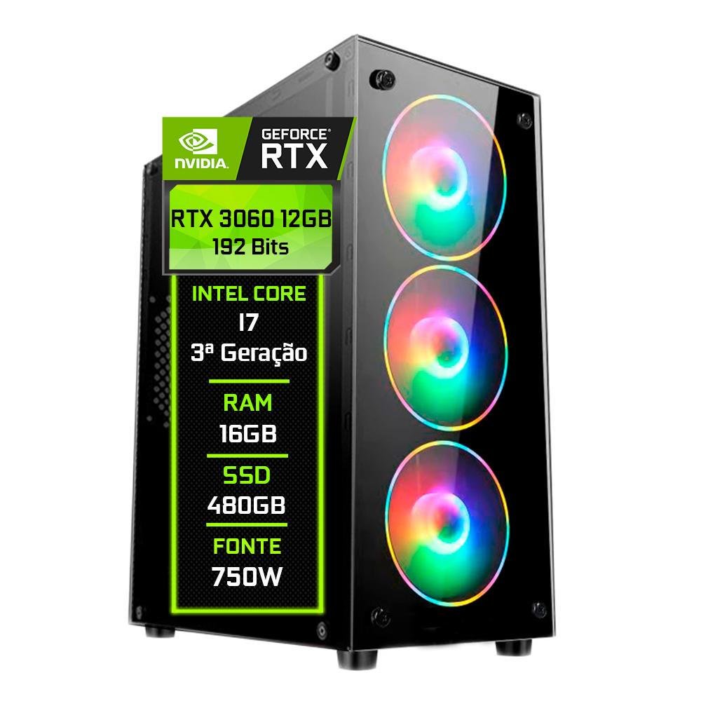 Pc Gamer Fácil Intel Core I7 3 Geraço BIVOLT
