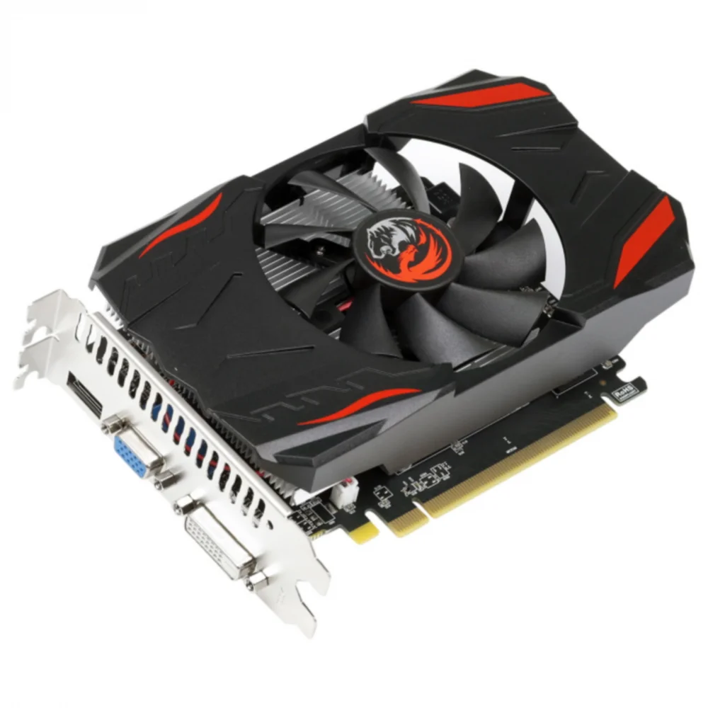 Placa de Vídeo PCYes AMD GPU HD 6570, 2GB GDDR3, 128 Bits, ATX, Single FAN - PJ6570HDR3SF