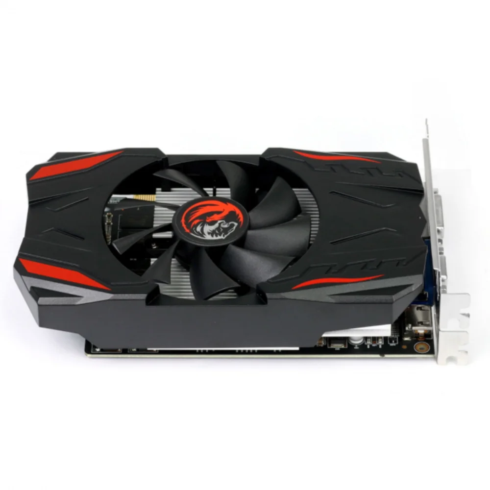 Imagem 4 de 5 do produto Placa de Vídeo PCYes AMD GPU HD 6570, 2GB GDDR3, 128 Bits, ATX, Single FAN - PJ6570HDR3SF