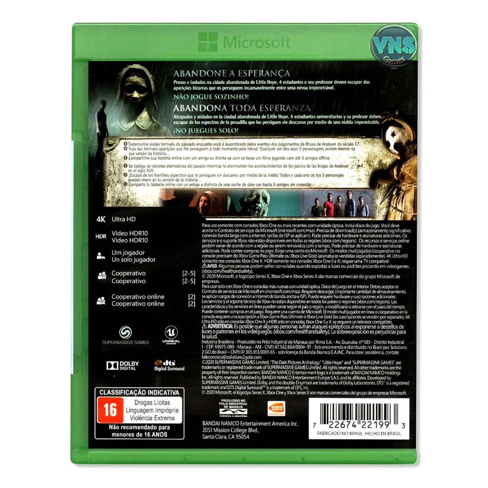 Imagem 4 de 5 do produto The Dark Pictures Anthology - Little Hope - Xbox One
