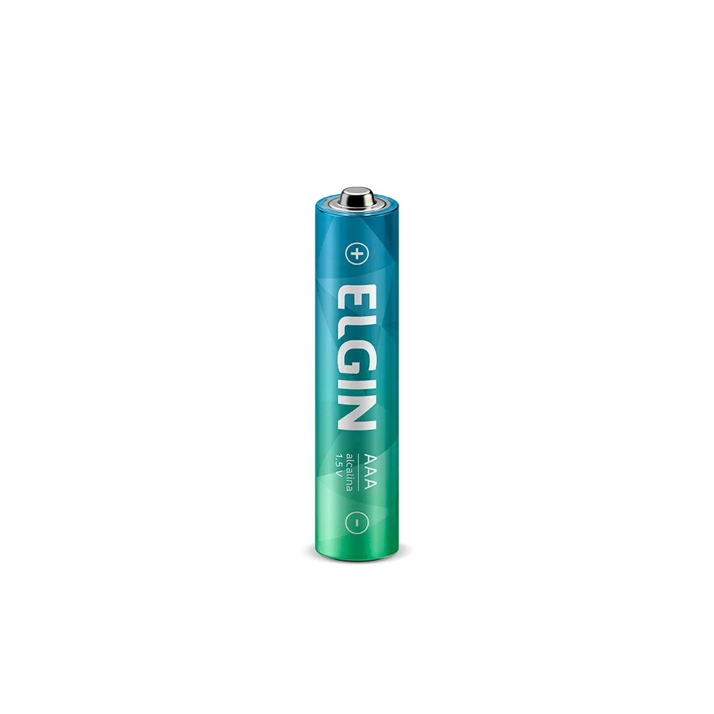 Imagem 5 de 5 do produto Pilha Alcalina Elgin Aaa 1.5v Blister Com 2 Unidades