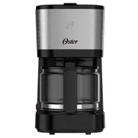 Cafeteira Oster Ocaf300 Compacta 0,75l Preto E Inox 220v