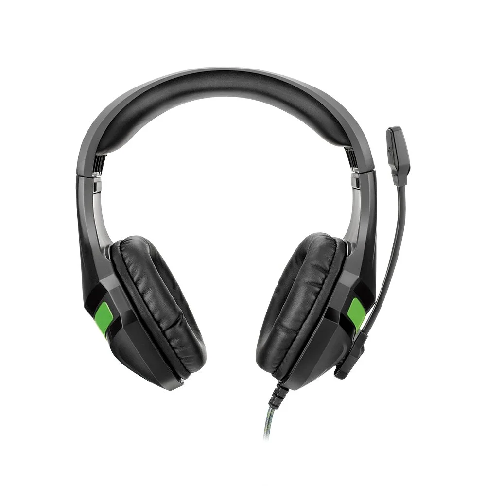 Imagem 5 de 5 do produto Headset Gamer Multi Warrior Harve, Driver 40Mm, P2 Stereo, Preto E Verde - PH298