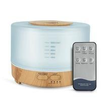 Umidificador Ultrassônico Base De Madeira Aromatizador