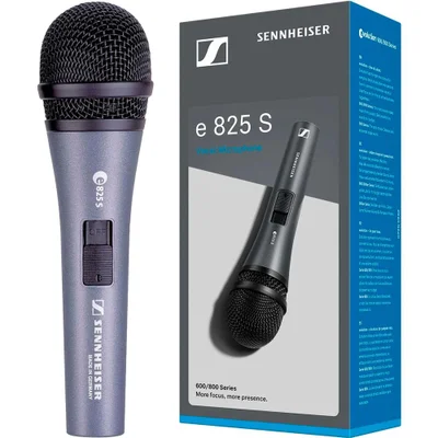 Microfone Sennheiser Dinâmico Cardioide E825-s