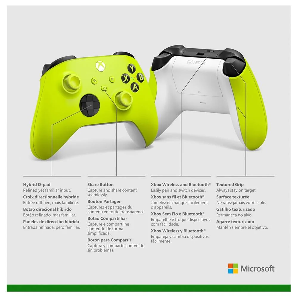 Imagem 4 de 5 do produto Controle Sem Fio Xbox Eletric Volt