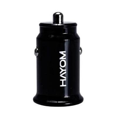 Carregador Veicular USB Hayom Cr1202, 2 Portas USB, 5V, 2.1A, Preto - 121002