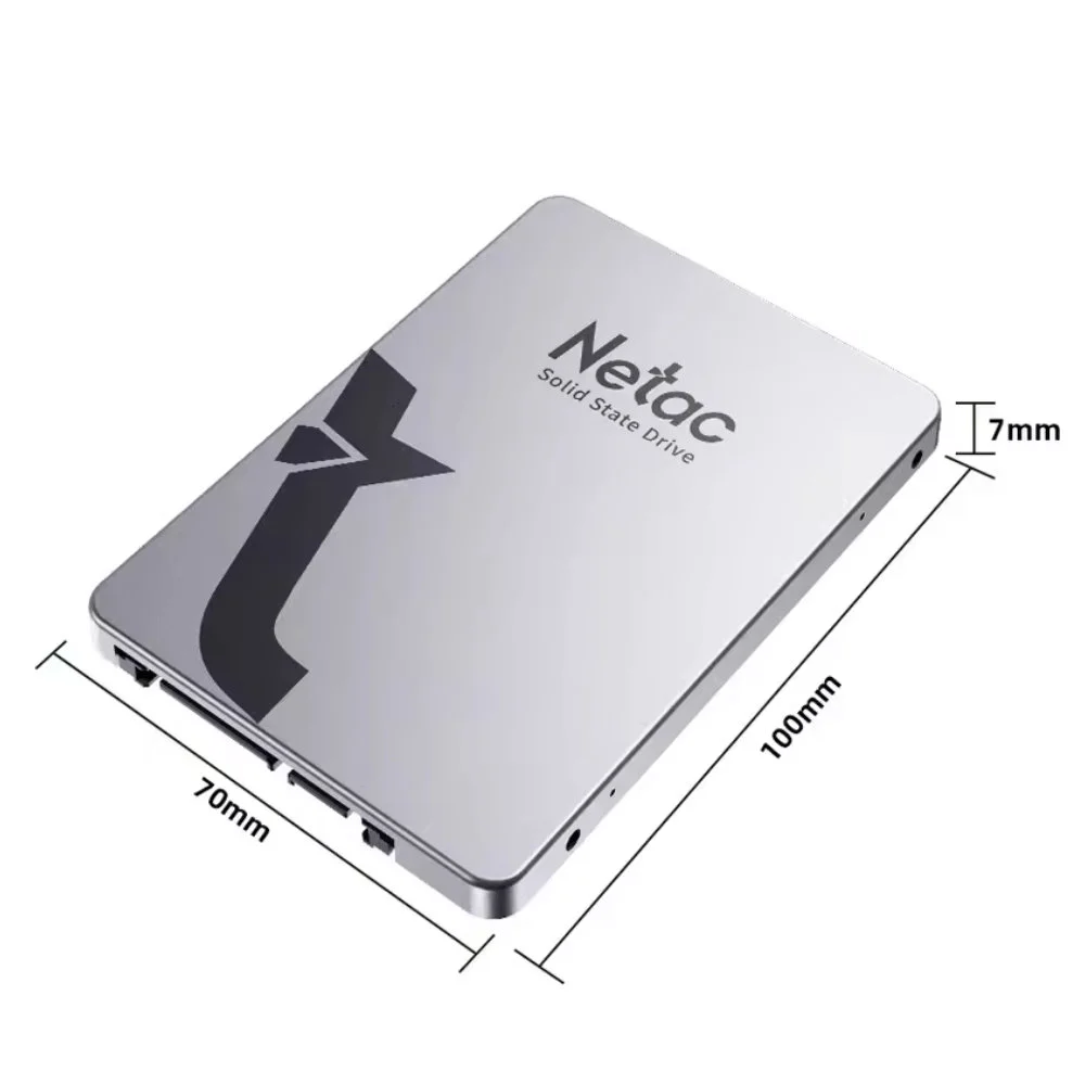 Imagem 4 de 5 do produto HD SSD Netac 256GB 2.5" SATA III, 560MB/s Leitura, 520MB/s Gravação - 3D Nand