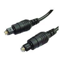 Cabo Fibra Optica para Audio 4 MM Toslink Toslink Preto 2 Metros