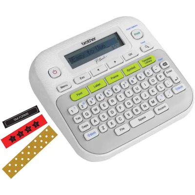 Rotulador Brother Eletronico Portatil Com Fita - Ptd210bp — foto 3