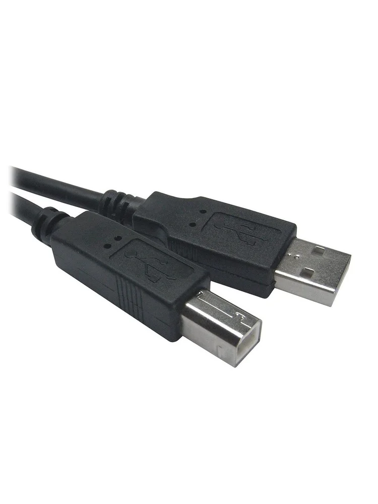Imagem 3 de 4 do produto Cabo Usb 2.0 A Macho + B Macho 3 Metros Preto Plus Cable