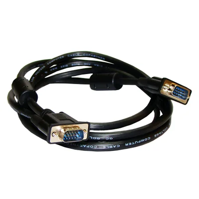Cabo Vga Hdb15m X Hdb15m 10 Mt Preto Com Filtro Generico