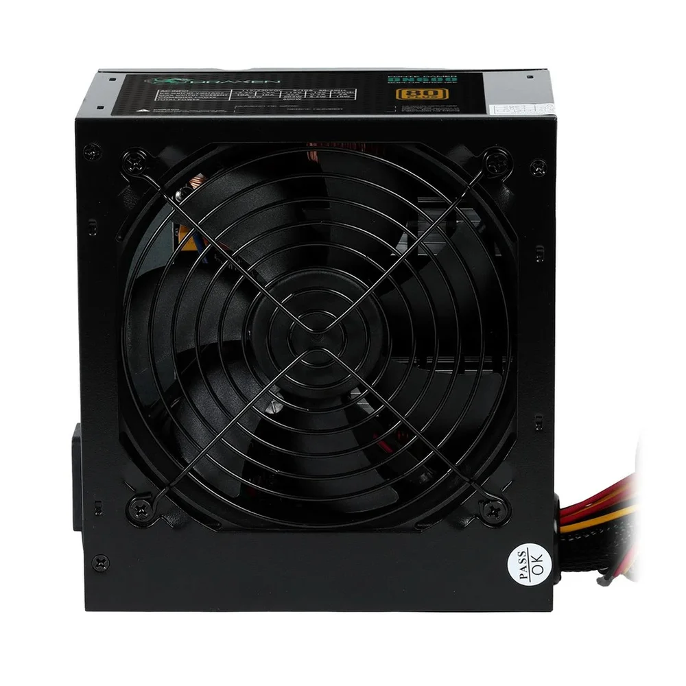 Imagem 5 de 5 do produto Fonte Draxen ATX, 600W, 80 Plus Bronze, PFC Ativo - DN600