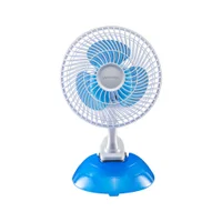 Ventilador De Mesa Ventisol Nacional Mini, 127V, 18W, Branco e Azul, 3 Pás, 2 Velocidades - 8757