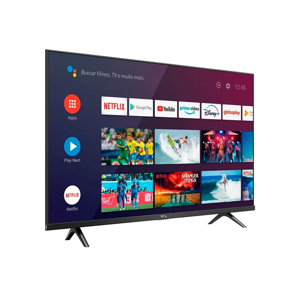 Smart TV LED TCL 32 Polegadas HD, 1 USB, 2 HDMI, Comando De Voz, Android TV - 32S615 Smart TV LED TCL 32 Polegadas HD, 1 USB, 2 HDMI, Comando De Voz, Android TV - 32S615