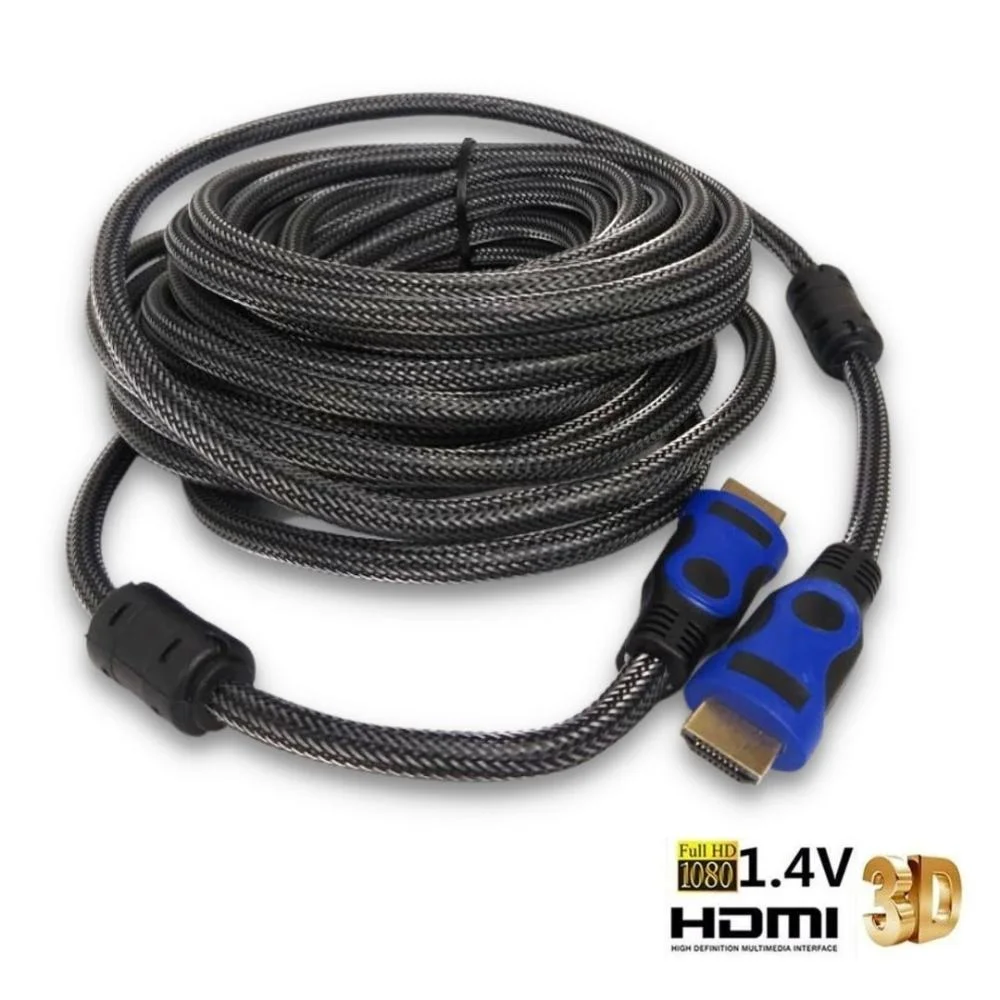 Imagem 2 de 4 do produto Cabo HDMI 10 Metros 10MT 1.4 Full HD Tv Led 3d Ps4 Xbox Pc