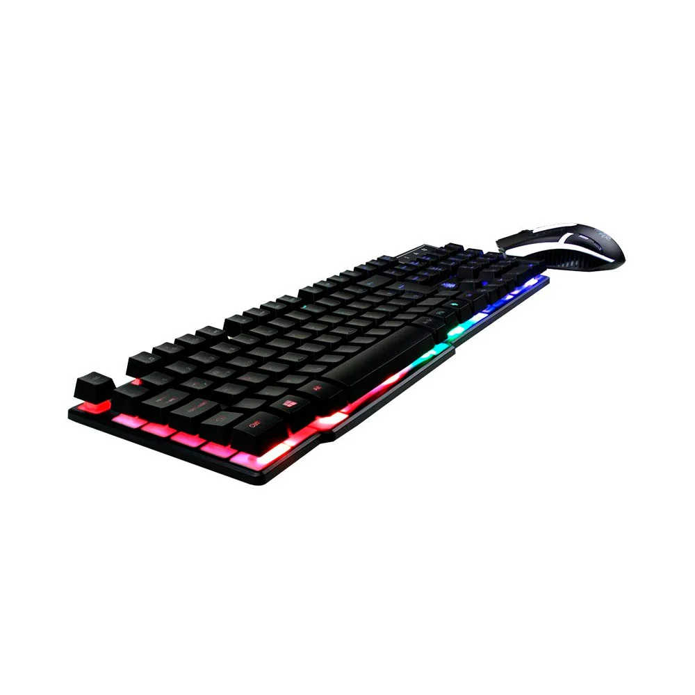 Kit Gamer Nemesis Start com Mouse LED, 1200DPI, + Teclado Retroiluminação, Resistente à água Kit Gamer Nemesis Start com Mouse LED, 1200DPI, + Teclado Retroiluminação, Resistente à água