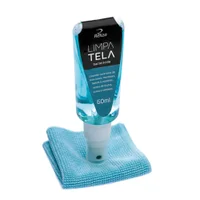 Limpa Tela Reliza Antibacteria 60ml Com Flanela De Microfibra