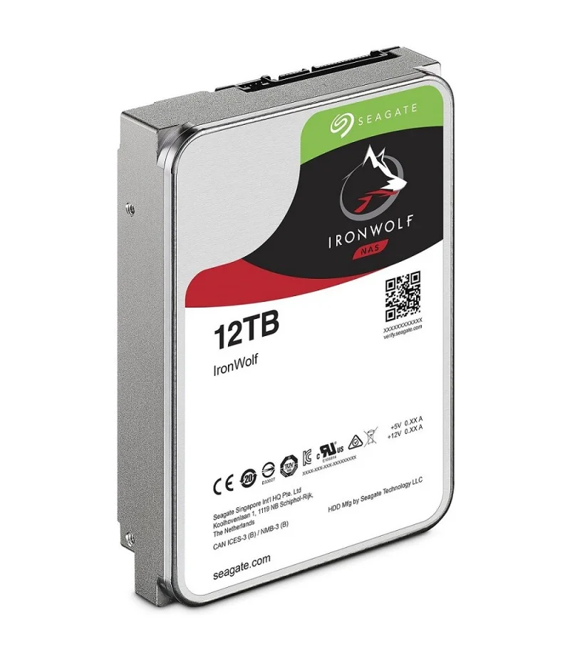 Seagate IronWolf 12TB HDD 4個 HD Seagate 12TB Ironwolf NAS 7200 RPM KaBuM