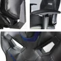 Cadeira Gamer Mymax MX8, Até 150Kg, Giratória, Preto e Azul