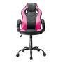 Cadeira Gamer Mymax MX0, Peso Suportado até 120Kg, Giratória, Preto e Rosa - Mgch-mx0/pk