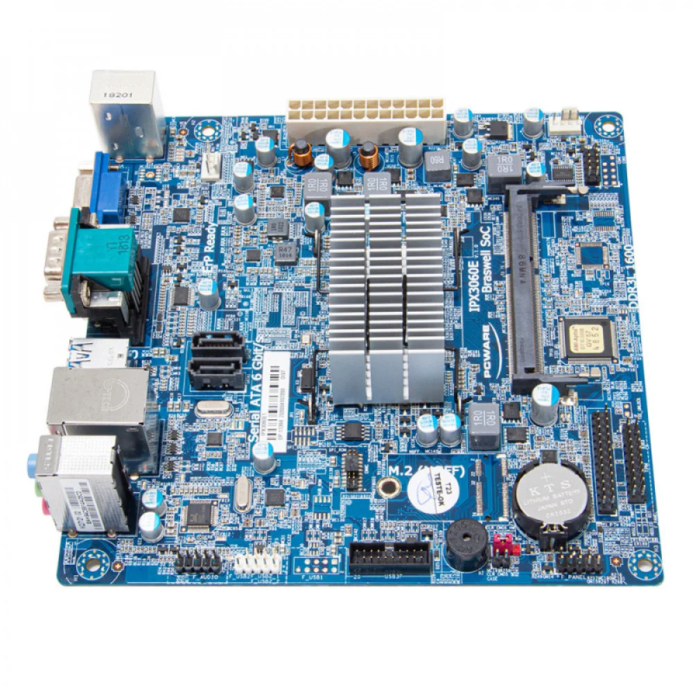 Placa-Mãe PCWare, Intel Celeron J3060, Mini ATX, IPX3060, E1, DCR-E 2018 - 17970-0 7