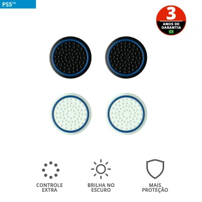 Grip Silicone Ps5 Gxt 266 4 Peças 2 Cores 24170 Trust — foto 2