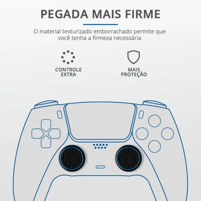 Grip Silicone Ps5 Gxt 266 4 Peças 2 Cores 24170 Trust — foto 3